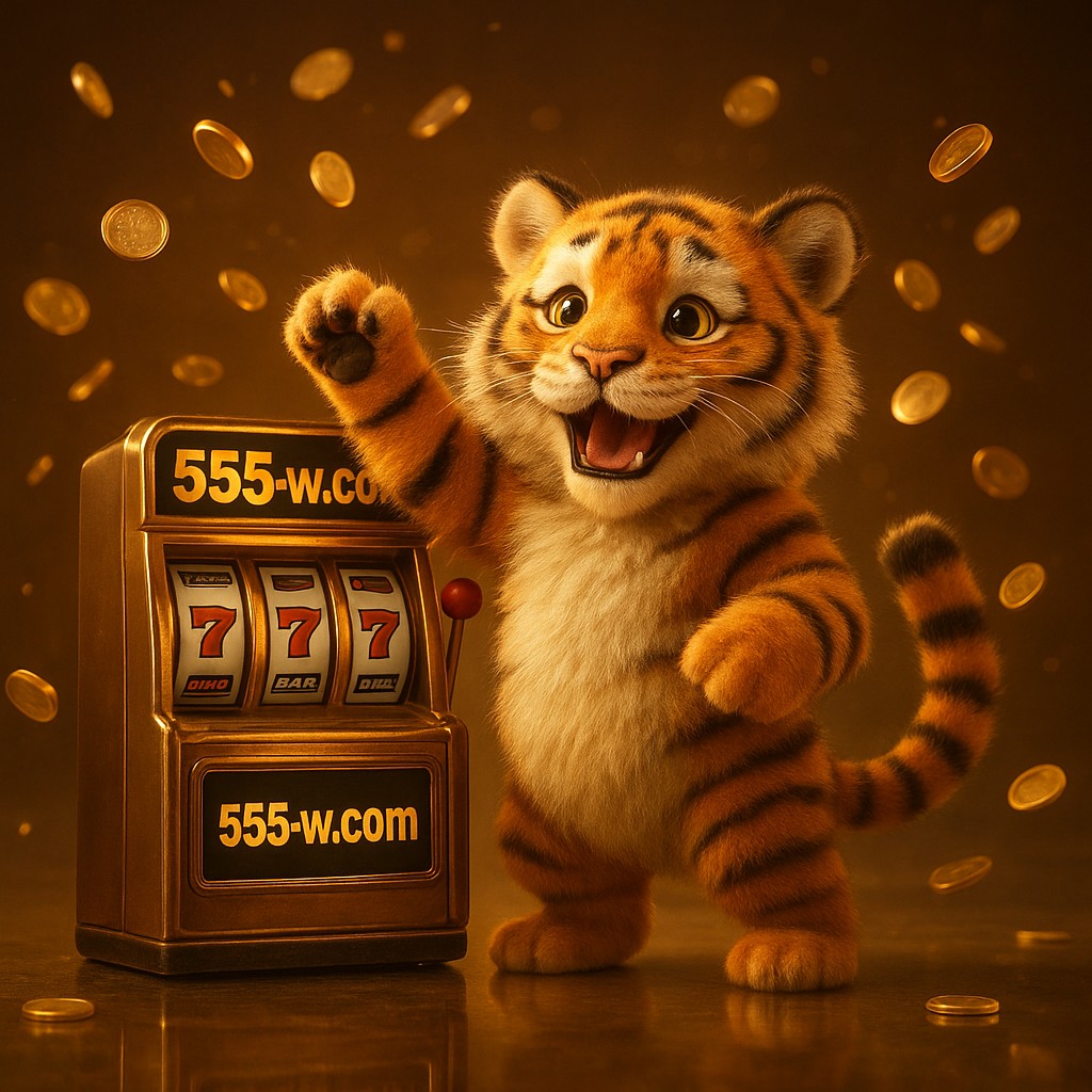 আর্কেড জয়ের আনন্দে উল্লাসিত এক বাঘশাবক